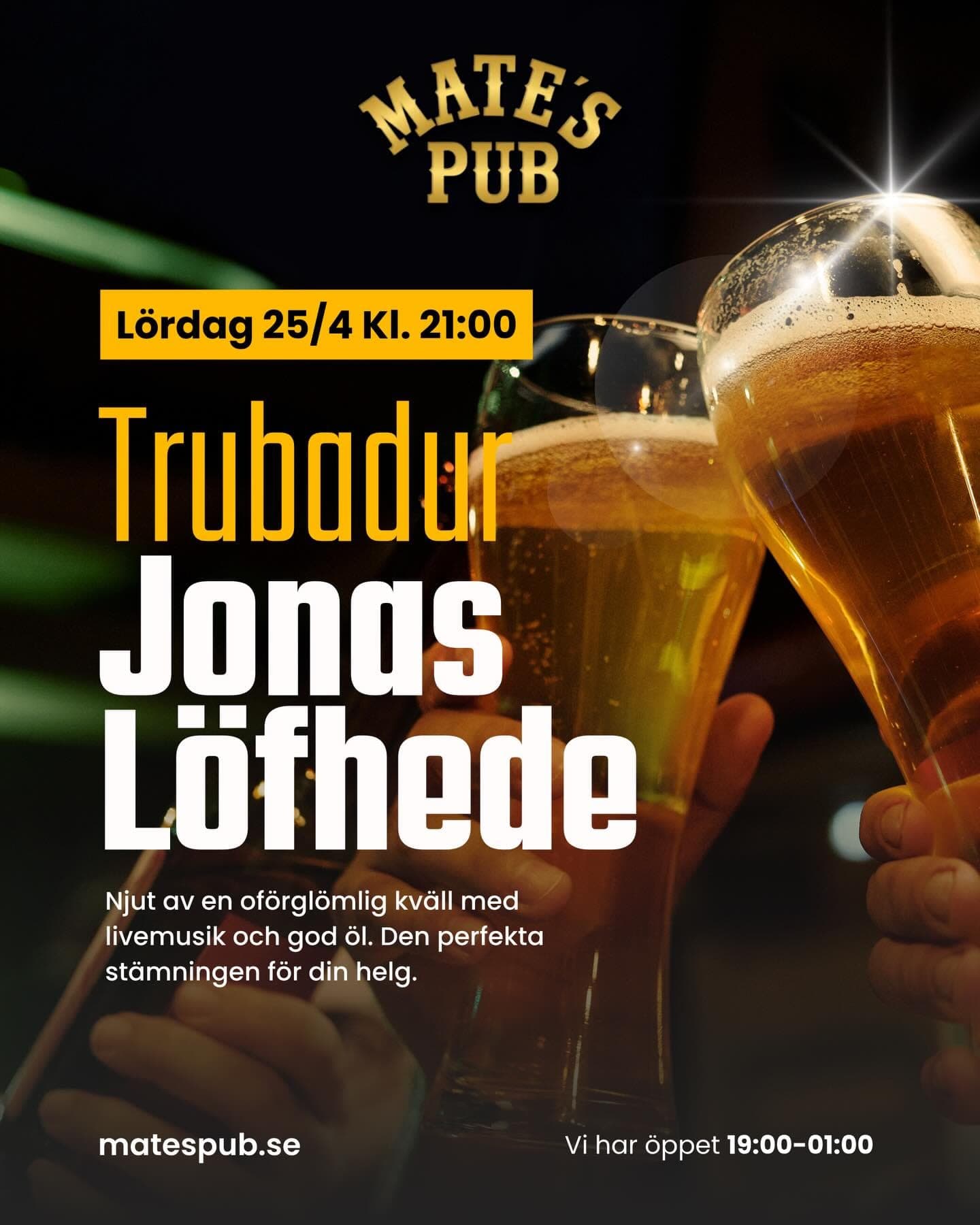Inlägg för Mate's Pub – evenemangstips på sociala medier