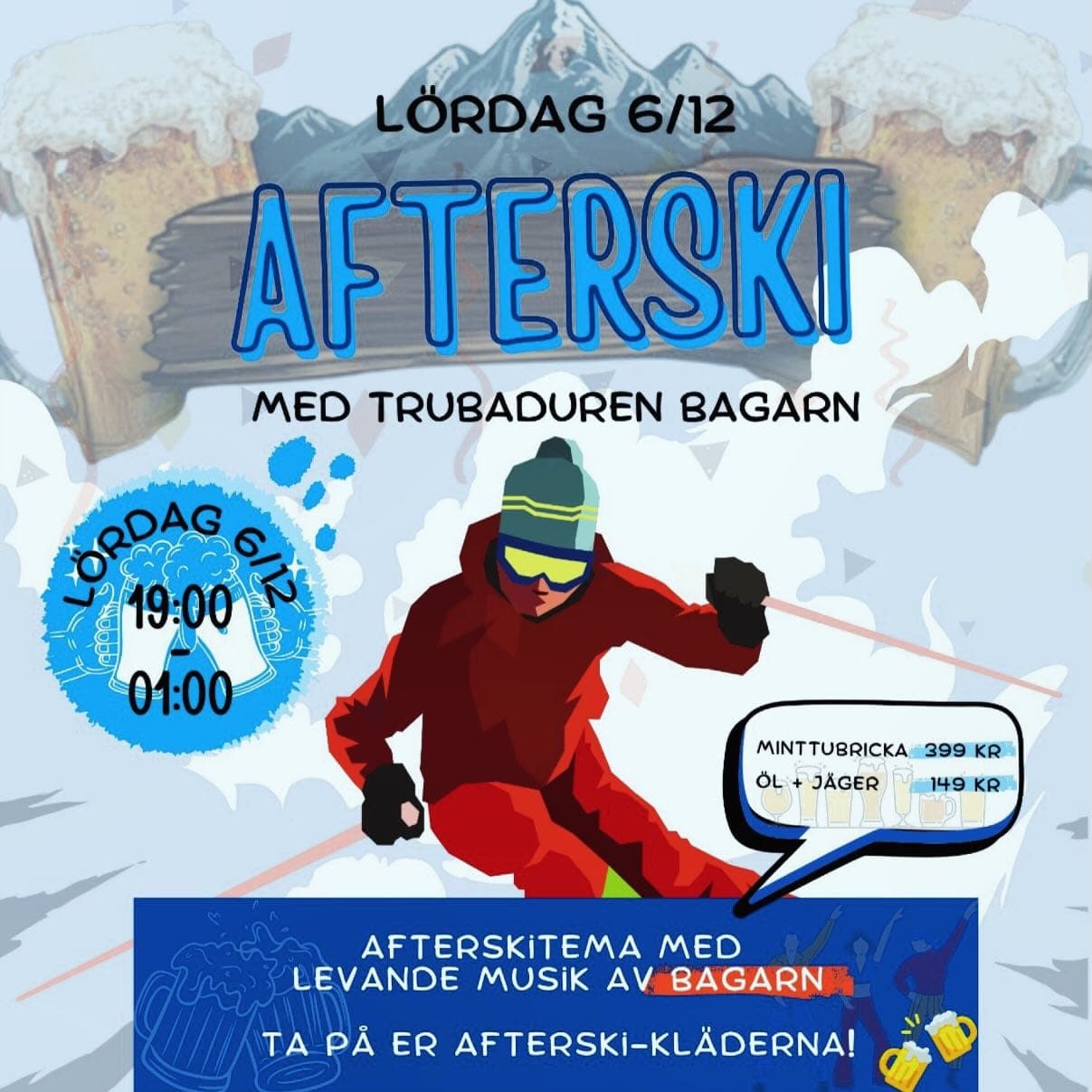 Inlägg för Mates Pub – afterski med trubaduren Bagarn